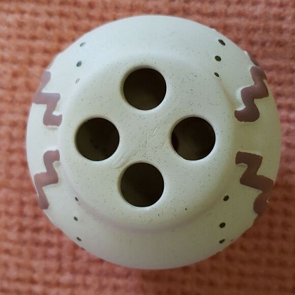 Hand-painted SUN DANCE Soap Dish & Toothbrush Holder / flower vase / pen… - Picture 5 of 8